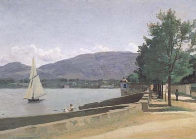 Jean Baptiste Camille  Corot Le quai des Paquis (mk11)